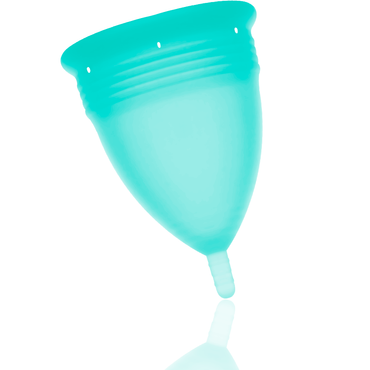 Stercup - Fda Silicone Menstrual Cup Size L Aquamarine