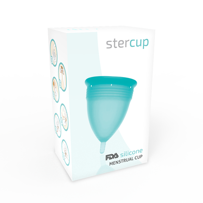 Stercup - Fda Silicone Menstrual Cup Size S Aquamarine