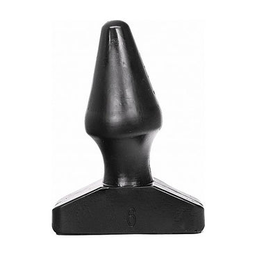 Experience deep pleasure with the All Black Plug Anal Pleasurer. Cone-shaped for easy insertion and stretching. Waterproof, body-safe, and compatible with all lubricants.2