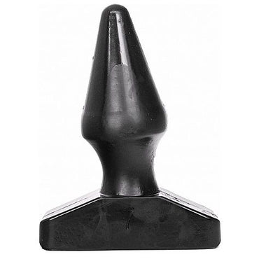 Experience deep, gradual stretching with the All Black Plug Anal Stretcher. Cone-shaped design, body-safe, and compatible with all lubricants for intense pleasure.2