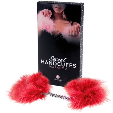 Secretplay - Red Marabou Handcuffs