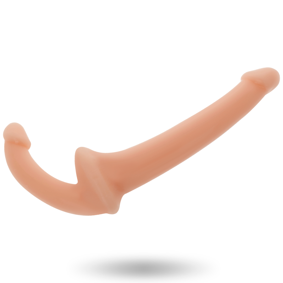 Discover strapless pleasure with the Addicted Toys Dildo Rna S. Enjoy G-spot and partner stimulation with this flexible, body-safe, and phthalate-free dual-ended toy.2