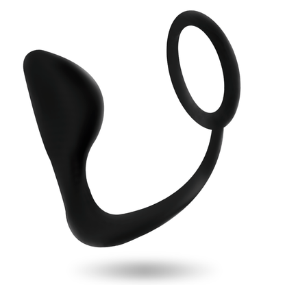 Experience ultimate pleasure with the Addicted Toys Anal Plug Black Penis Ring, designed for dual stimulation and body-safe comfort.1