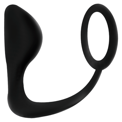 Experience ultimate pleasure with the Addicted Toys Anal Plug Black Penis Ring, designed for dual stimulation and body-safe comfort.2