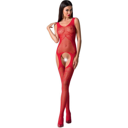 Passion fishnet bodystocking lace and open crotch detail