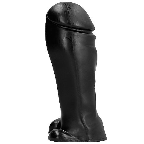 Discover deep, fulfilling sensations with the All Black Dong Broad Toe. Thick, sturdy, and lifelike with testicles. Body-safe and compatible with all lubricants.2