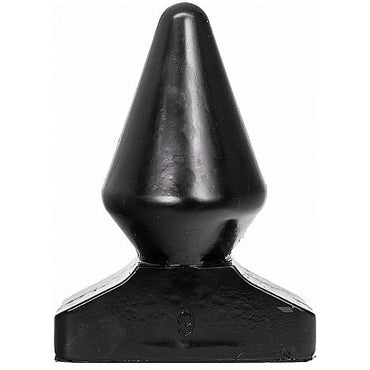 Experience intense stretching with the All Black Plug Anal Maximus. Extra-large, cone-shaped, and body-safe. Waterproof and compatible with all lubricants.2