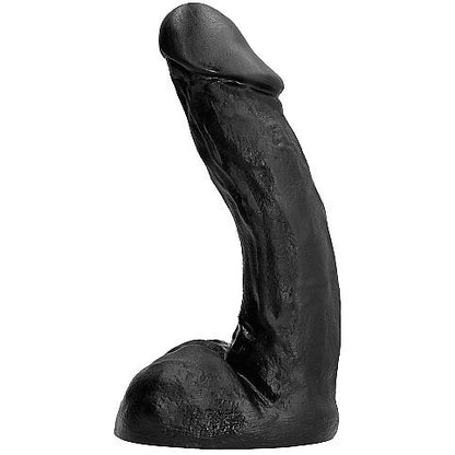 Experience intense G-spot pleasure with the All Black G-Spot Dong Dildo. Curved, long, and body-safe. Perfect for anal and vaginal play with any lubricant.2