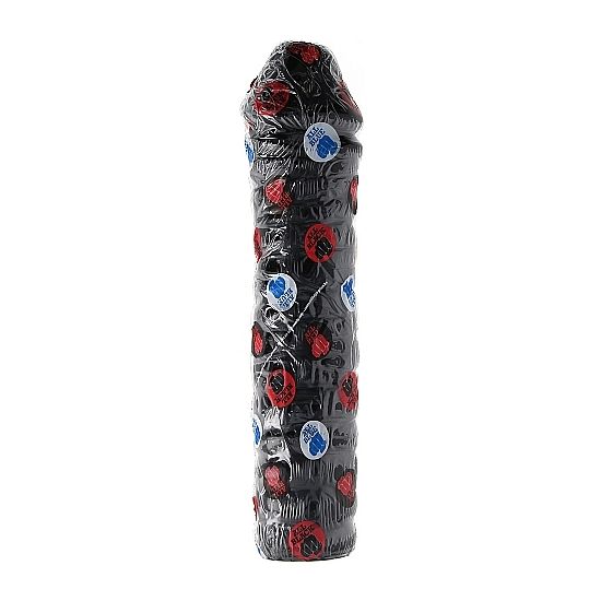 Experience intense, textured sensations with the All Black Dong Ribbed Dildo. Extra-large, ribbed, and body-safe. Compatible with all lubricants for smooth play.3