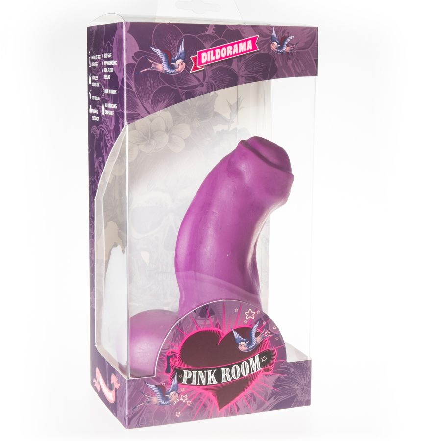 Pink Room - Nestor Realistic Dildo Purple 16.5 Cm