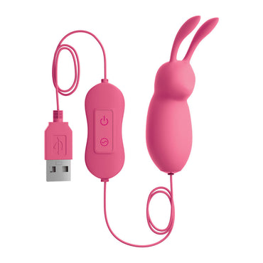 Omg - Cute Rabbit Powerful Pink Vibrator Usb