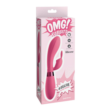 Omg - Selfie Silicone Vibrator Rabbit Pink