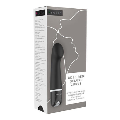 Discover intense pleasure with B Swish Bdesired Deluxe Curve. 6 vibration functions, hypoallergenic silicone, waterproof design, and perfect for G-spot stimulation.12