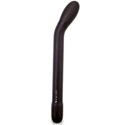 Discover intense pleasure with B Swish Bgee G-Spot Massager. 5 functions, angled tip, silky silicone, waterproof design, and 18cm length. Available in black, blue, and purple.5