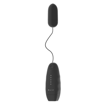 Experience precise stimulation with the B Swish Bnaughty Vibrating Bullet. 5 vibration modes, waterproof design, wired control, and powerful yet silent performance.1