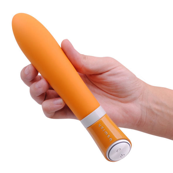 Explore ultimate pleasure with B Swish Deluxe Vibrator. Smooth silicone, 6 vibration modes, waterproof design, and easy controls. Available in pink and orange.1