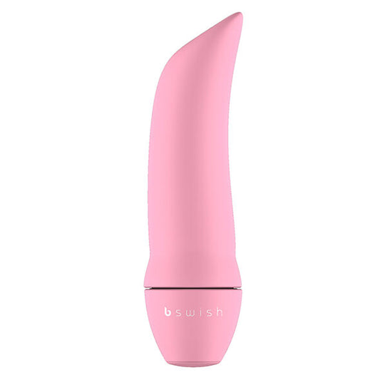 The B Swish Bmine Bullet Vibrator is compact, body-safe, and waterproof. Features multi-speed vibrations, silky silicone texture, and perfect for beginners and couples.1