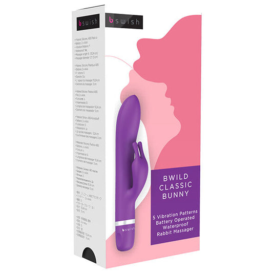 B Swish - Bwild Classic Massager With Lilac Rabbit