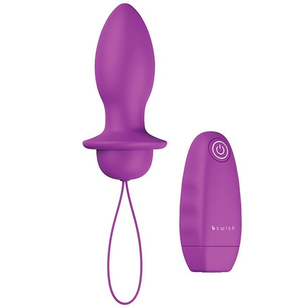 Explore intense anal pleasure with the B Swish Bfilled Vibrating Anal Plug. 7 vibration modes, wireless remote, body-safe silicone, ergonomic design, and easy removal.2