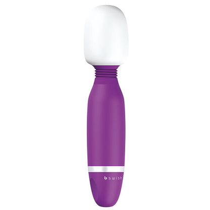 Experience intense pleasure with the B Swish Bthrilled Wand Massager. 5 vibration modes, ergonomic handle, body-safe silicone, waterproof, and 3-hour battery life.2