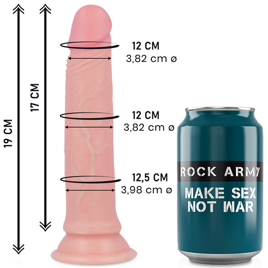 Rockarmy - Rockarmy Liquid Silicone Premium Avenger Realistic 19 Cm -O- 3.98 Cm