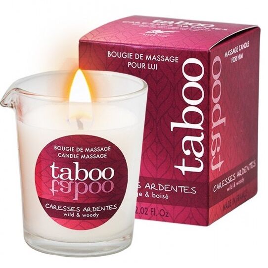 Ruf - Taboo Massage Candle For Him Caresses Ardentes Fern Aroma