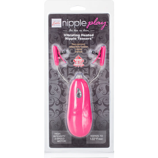 California Exotics - Vibr Heated Nipple Teasers Pink