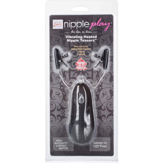 California Exotics - Vibr Heated Nipple Teasers Black