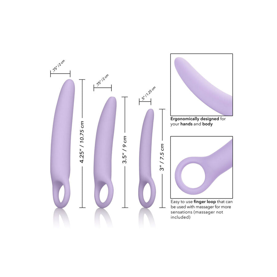 California Exotics - Dr Laura Berman Alena Set Of 3 Silicone Dilators