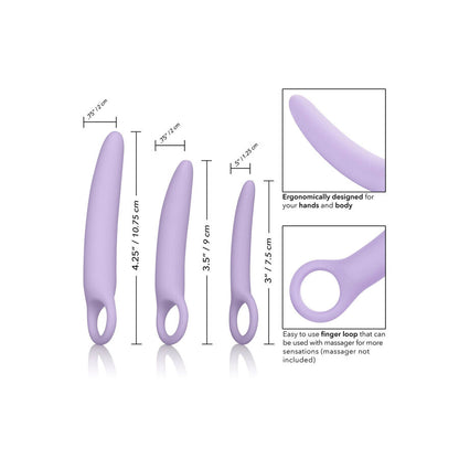 California Exotics - Dr Laura Berman Alena Set Of 3 Silicone Dilators