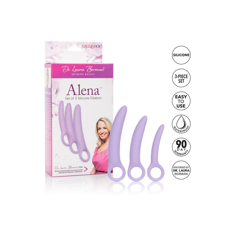 California Exotics - Dr Laura Berman Alena Set Of 3 Silicone Dilators