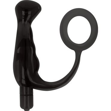 Discover intense P-spot pleasure with the Addicted Toys Vibrator Prost Tico Black. Made from medical-grade silicone, this waterproof, quiet massager boosts erections and enhances male pleasure.2