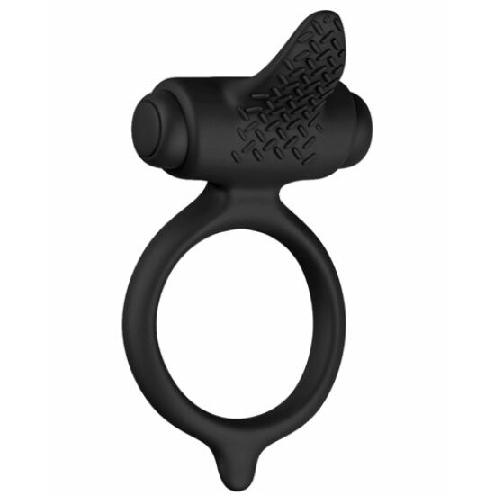 Elevate intimacy with the B Swish Vibrator Cock Ring. 5 vibration modes, silky silicone, waterproof, and designed for enhanced pleasure and prolonged play.1