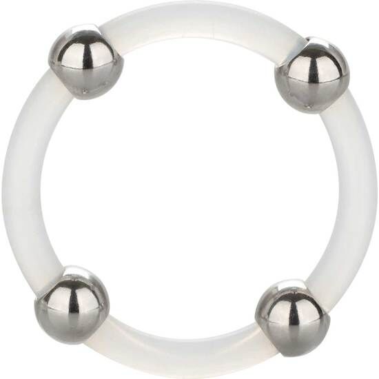 California Exotics - Steel Beaded Silicone Ring L