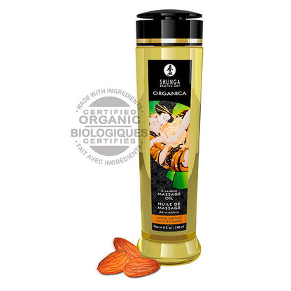 Shunga Organic Massage Oil 240 ml — Almond