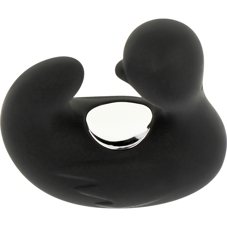 Black&Silver - Duckymania Rechargeable Silicone Stimulating Duck Thimble