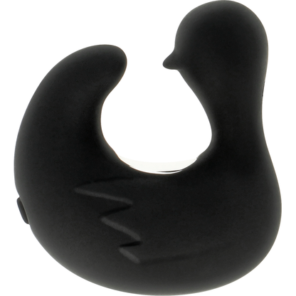 Black&Silver - Duckymania Rechargeable Silicone Stimulating Duck Thimble