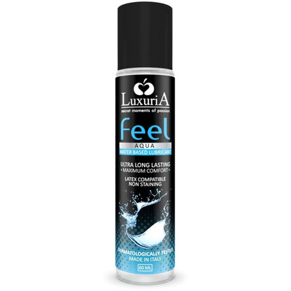 Intimateline Luxuria Feel water-based intimate lubricant packaging