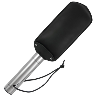 METAL HARD - Paddle by DelighToys – Leather and Stainless Steel
