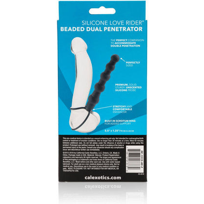 California Exotics - Beaded Dual Penetrator Black