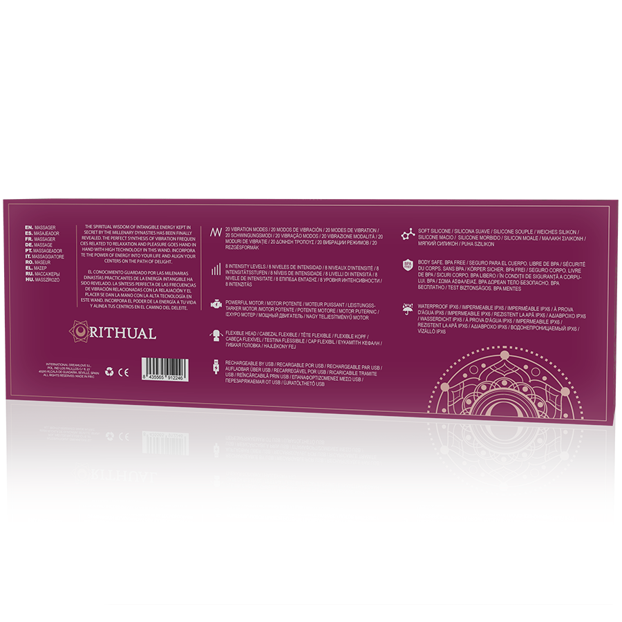 Rithual - Powerful Rechargeable Akasha Wand 2.0 Orchid