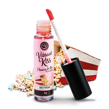 SECRETPLAY - DelighToys Secretplay Lip Gloss Vibrant Kiss Sweet Popcorn