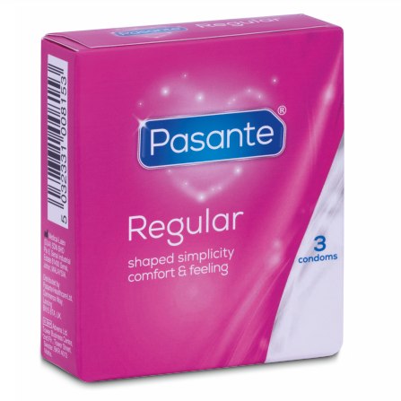 Pasante - Condom Regular Range 3 Units