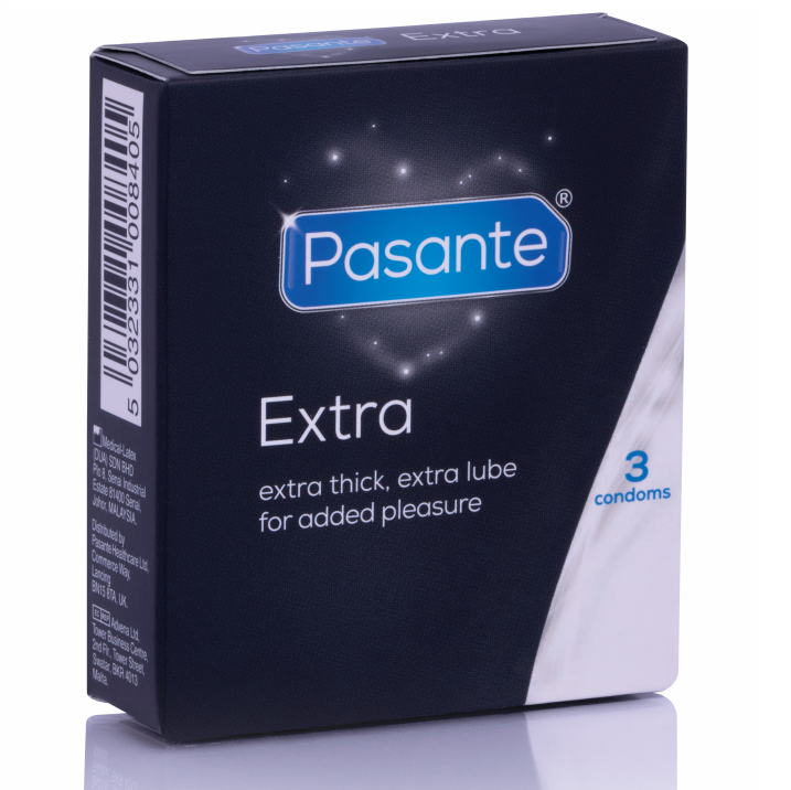 Pasante - Extra Condom Extra Thick 3 Units