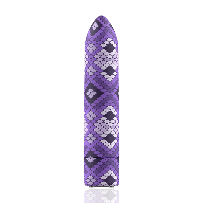 Custom Bullets - Rechargeable Snake Purple Magnetic Bullet 10 Intensities