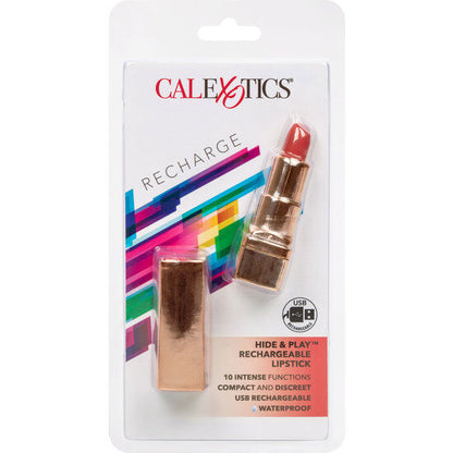 California Exotics - Bala Rechargeable Lipstick Hide & Play Red