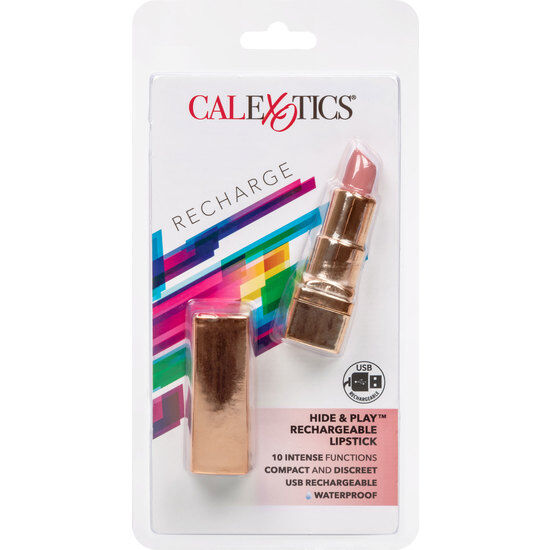 California Exotics - Bala Rechargeable Lipstick Hide & Play Soft Pink