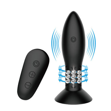 Mr Play - Plug With Black Rotating Balls Remote Control