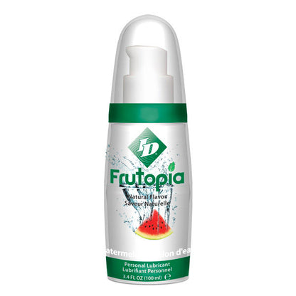 Id Frutopia watermelon water-based lubricant label detail