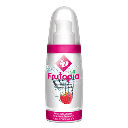Id Frutopia raspberry water-based lubricant label